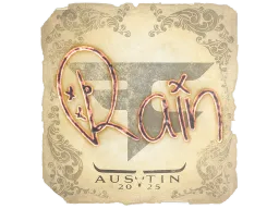 Sticker | rain | Austin 2025