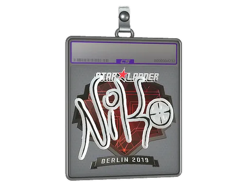 Sticker Slab | NiKo (Foil) | Berlin 2019