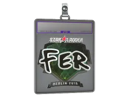 Sticker Slab | fer (Foil) | Berlin 2019