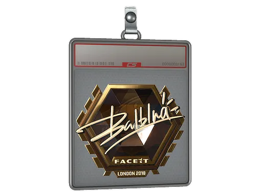 Sticker Slab | balblna (Gold) | London 2018