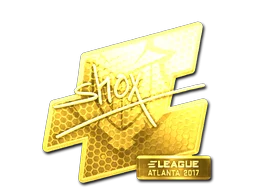 Sticker | shox (Gold) | Atlanta 2017