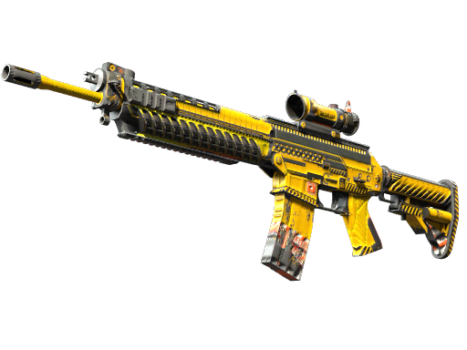 Souvenir SG 553 | Hazard Pay (Well-Worn)