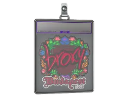 Sticker Slab | broky (Embroidered) | Budapest 2025