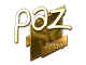 Sticker | paz (Gold) | Boston 2018