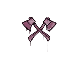 Sealed Graffiti | X-Axes (Princess Pink)