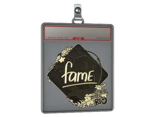 Sticker Slab | fame (Gold) | Rio 2022