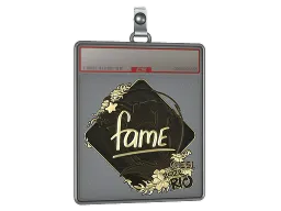 Sticker Slab | fame (Gold) | Rio 2022