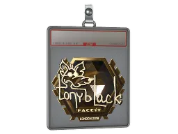 Sticker Slab | tonyblack (Gold) | London 2018