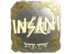 Sticker | insani (Gold) | Austin 2025