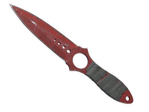 ★ Skeleton Knife | Crimson Web (Battle-Scarred)