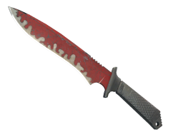 ★ Classic Knife | Crimson Web (Battle-Scarred)