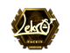 Sticker | Lekr0 (Gold) | London 2018
