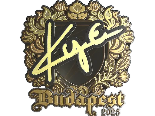 Sticker | kye (Gold) | Budapest 2025
