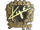 Sticker | kye (Gold) | Budapest 2025