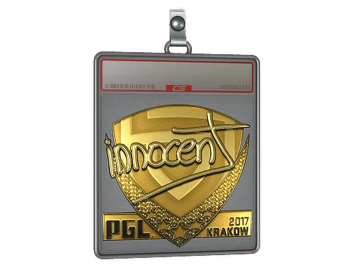 Sticker Slab | innocent (Gold) | Krakow 2017
