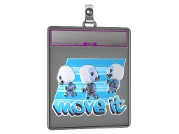 Sticker Slab | Move It (Foil)