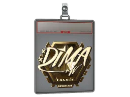 Sticker Slab | Dima (Gold) | London 2018