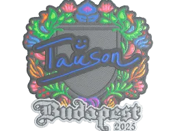 Sticker | Tauson (Embroidered) | Budapest 2025