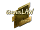 Sticker | stanislaw (Gold) | Boston 2018