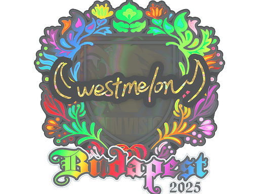 Sticker | westmelon (Holo) | Budapest 2025