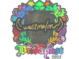 Sticker | westmelon (Holo) | Budapest 2025