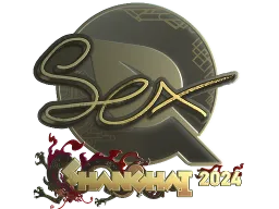 Sticker | dexter (Gold) | Shanghai 2024