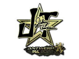 Sticker | JT (Gold) | Antwerp 2022