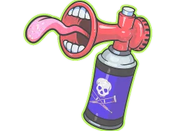 Sticker | Airhorn (Glitter)