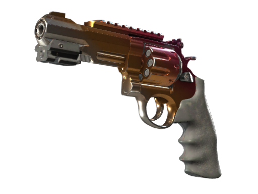 StatTrak™ R8 Revolver | Fade (Well-Worn)