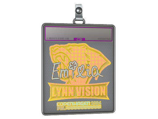 Sticker Slab | EmiliaQAQ (Holo) | Copenhagen 2024