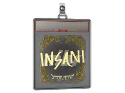 Sticker Slab | insani (Gold) | Austin 2025