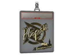 Sticker Slab | Plopski (Gold) | Stockholm 2021