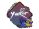 Sticker | yuurih (Glitter) | Rio 2022