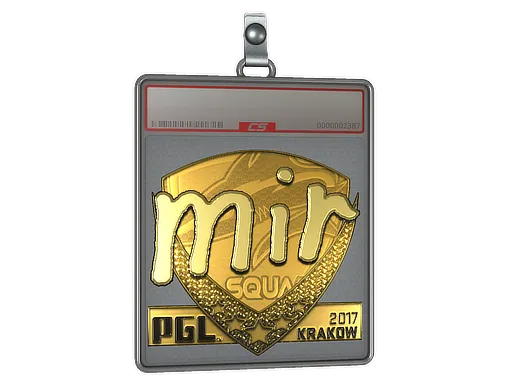 Sticker Slab | mir (Gold) | Krakow 2017