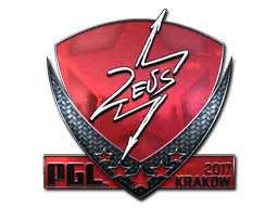 Sticker | Zeus (Foil) | Krakow 2017