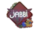 Sticker | jabbi (Glitter) | Rio 2022 CS2 skin
