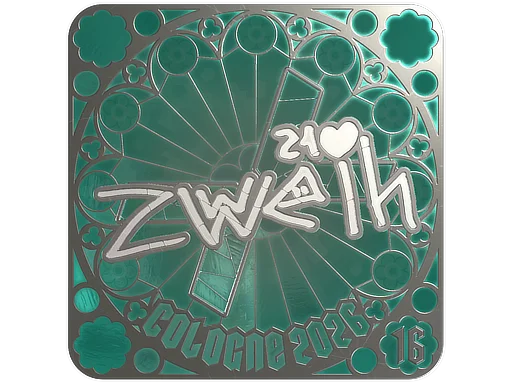 Sticker | zweih (Foil, Ranked) | Cologne 2026