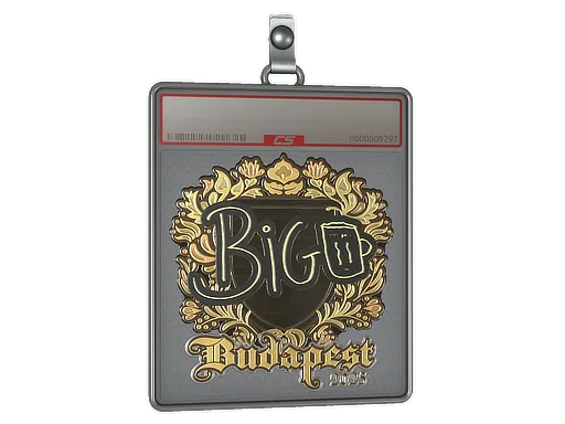 Sticker Slab | biguzera (Gold) | Budapest 2025