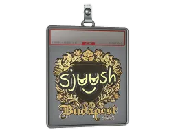 Sticker Slab | sjuush (Gold) | Budapest 2025