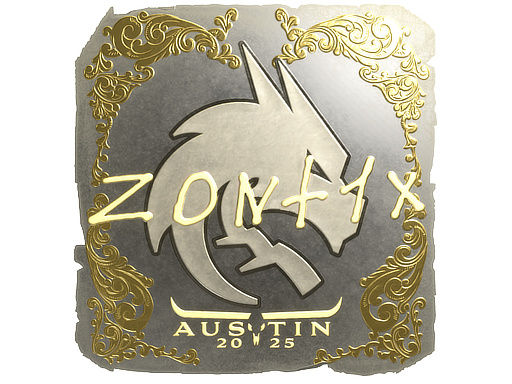 Sticker | zont1x (Gold) | Austin 2025