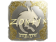 Sticker | zont1x (Gold) | Austin 2025