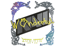 Sticker | w0nderful (Holo) | Austin 2025