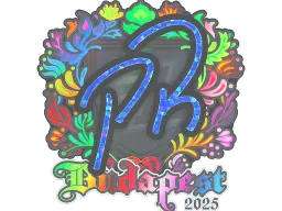 Sticker | PR (Holo) | Budapest 2025