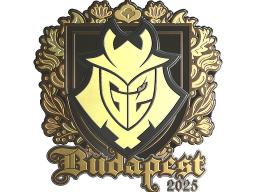 Sticker | G2 esports (Gold) | Budapest 2025
