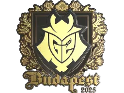 Sticker | G2 esports (Gold) | Budapest 2025