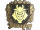 Sticker | G2 esports (Gold) | Budapest 2025