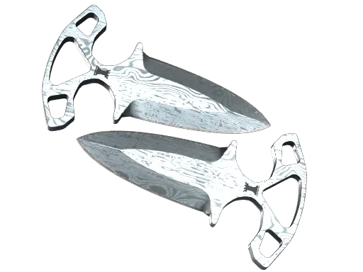 ★ Shadow Daggers | Damascus Steel (Well-Worn)