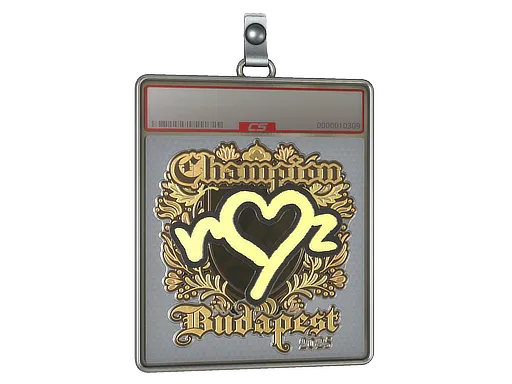 Sticker Slab | ropz (Gold, Champion) | Budapest 2025
