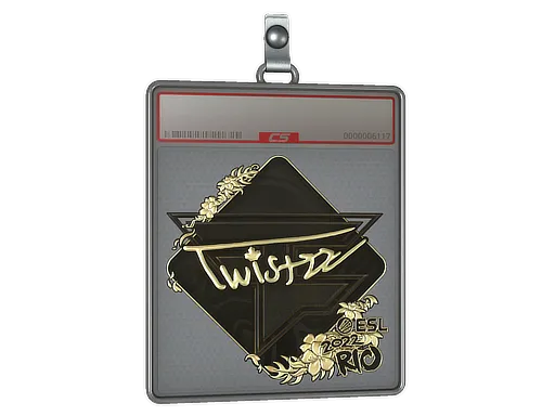 Sticker Slab | Twistzz (Gold) | Rio 2022