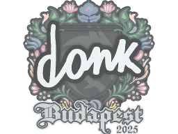 Sticker | donk | Budapest 2025
